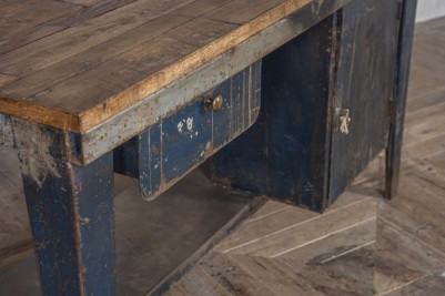 Industrial Workbench Desk Sideboard with Cupboard